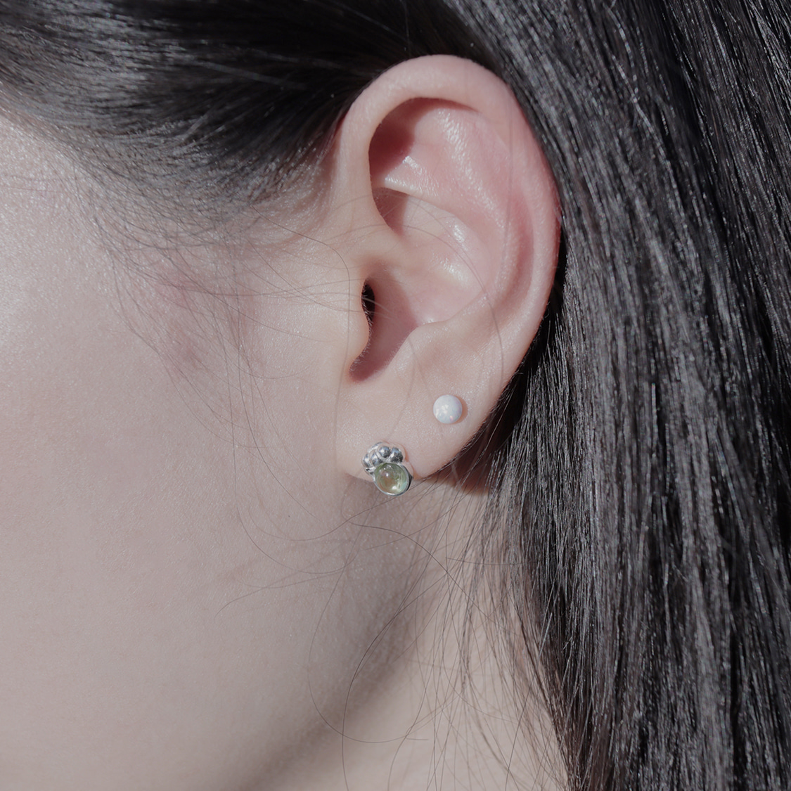 berry earrings(청포도)